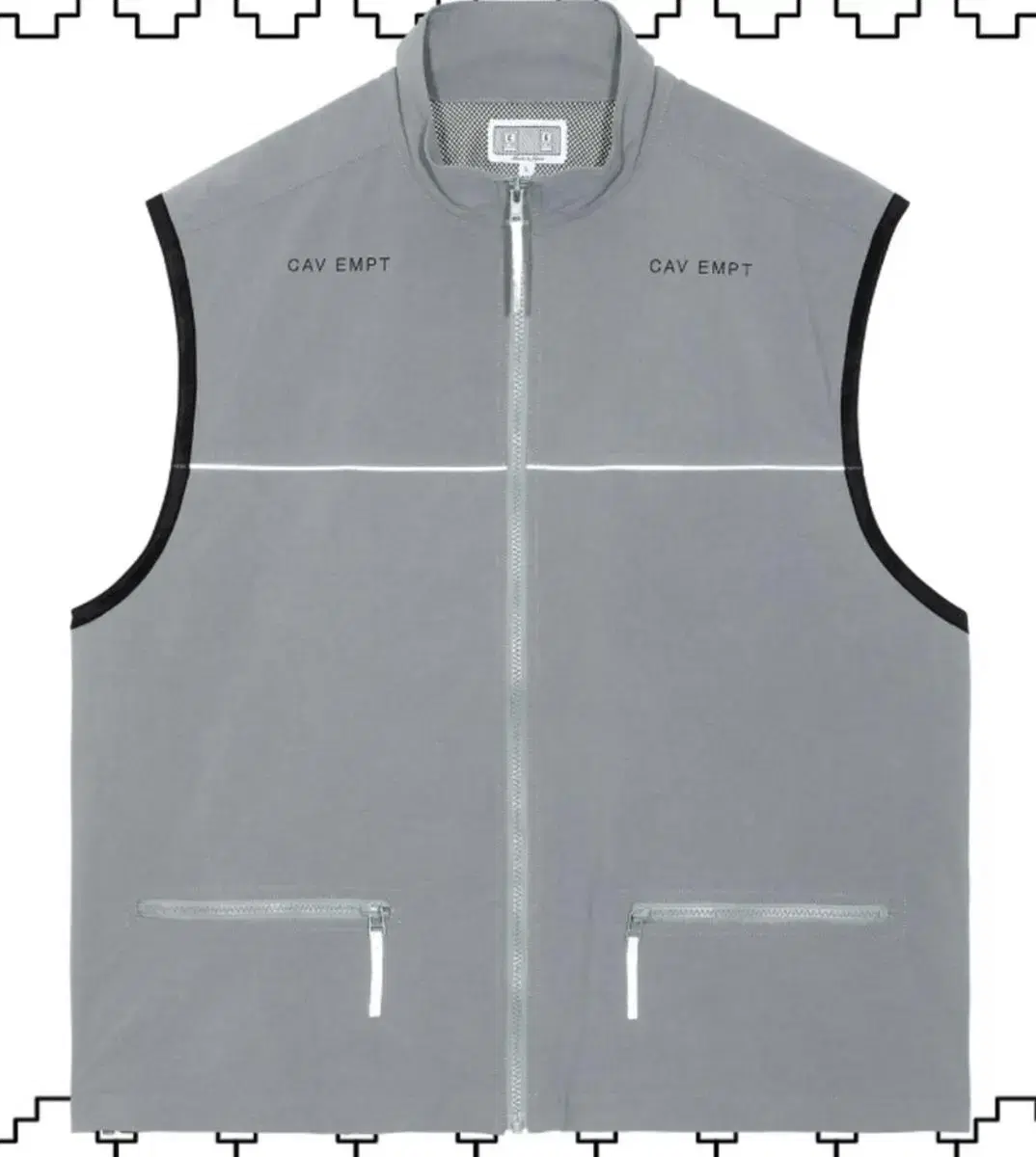 [L] 카브엠트 나일론 집 베스트 C.E NYLON ZIP VEST